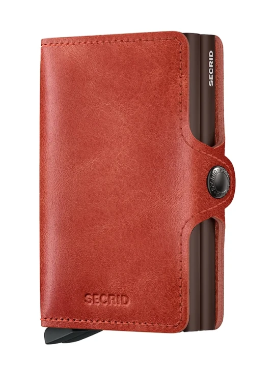 Zdjęcie produktu Secrid portfel RFID skórzany pomarańczowy