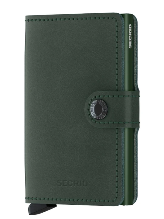 Zdjęcie produktu Secrid - Portfel skórzany zielony