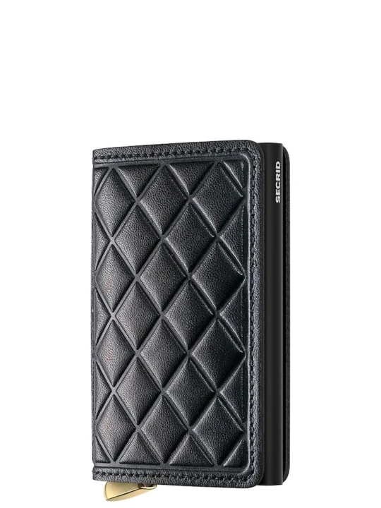 Zdjęcie produktu Secrid portfel skórzany EMBOSS DIAMOND czarny