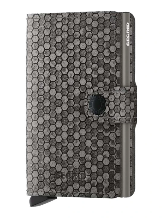 Zdjęcie produktu Secrid portfel skórzany Miniwallet Hexagon Grey