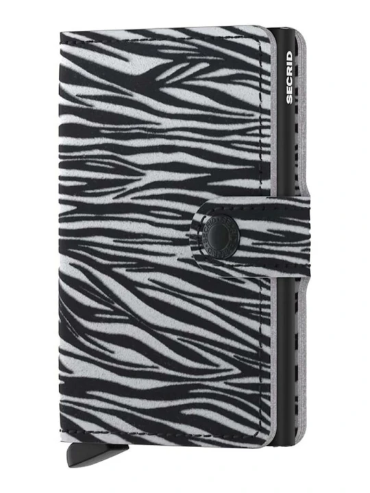 Zdjęcie produktu Secrid portfel skórzany Miniwallet Zebra Light Grey