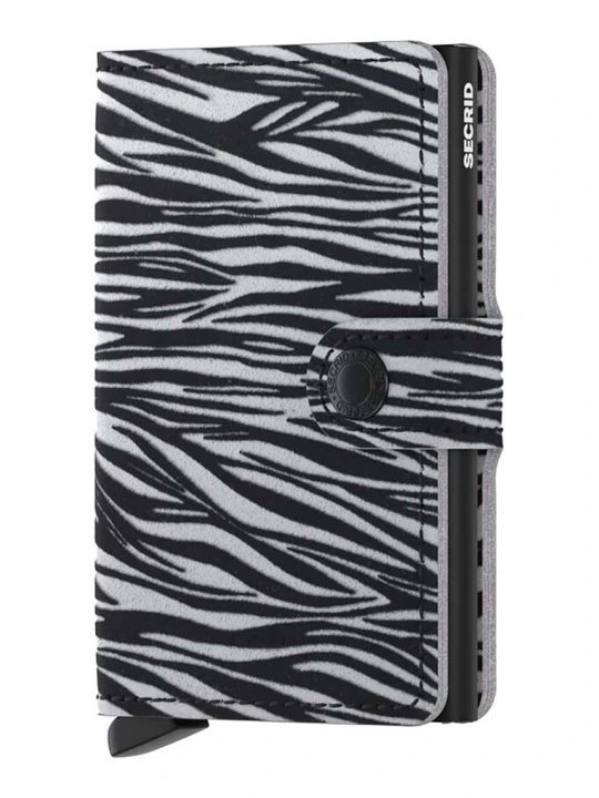 Zdjęcie produktu Secrid portfel skórzany Miniwallet Zebra Light Grey