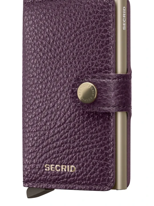 Zdjęcie produktu Secrid portfel skórzany PEBBLE fioletowy