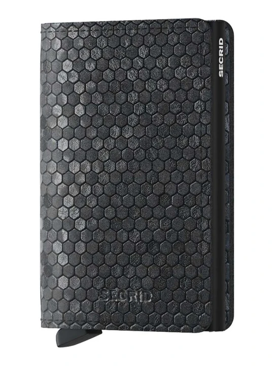 Zdjęcie produktu Secrid portfel skórzany Slimwallet Hexagon Black