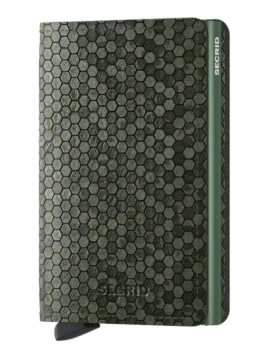 Zdjęcie produktu Secrid portfel skórzany Slimwallet Hexagon Green