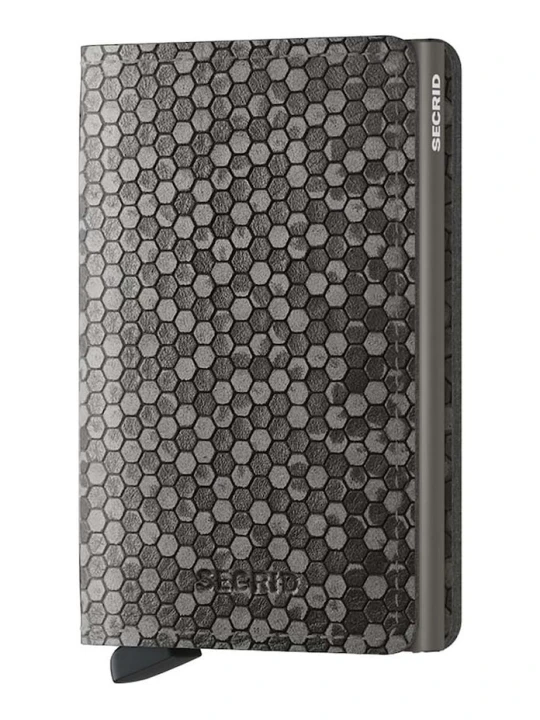 Zdjęcie produktu Secrid portfel skórzany Slimwallet Hexagon Grey