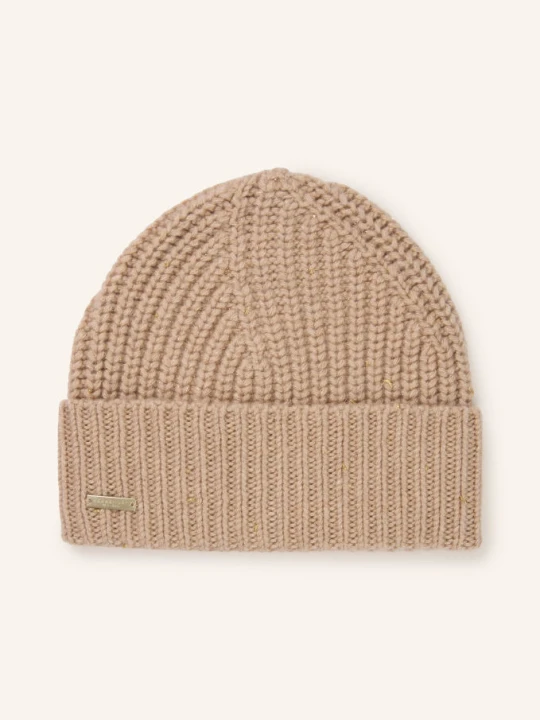 Zdjęcie produktu Seeberger Czapka Z Kaszmiru I Błyszczącej Przędzy beige