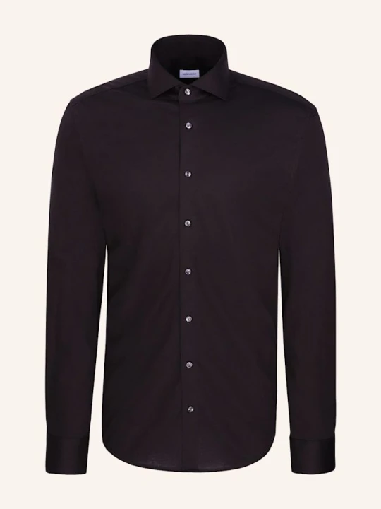 Zdjęcie produktu Seidensticker Koszula Dżersejowa O Kroju Slim Fit schwarz CZARNY