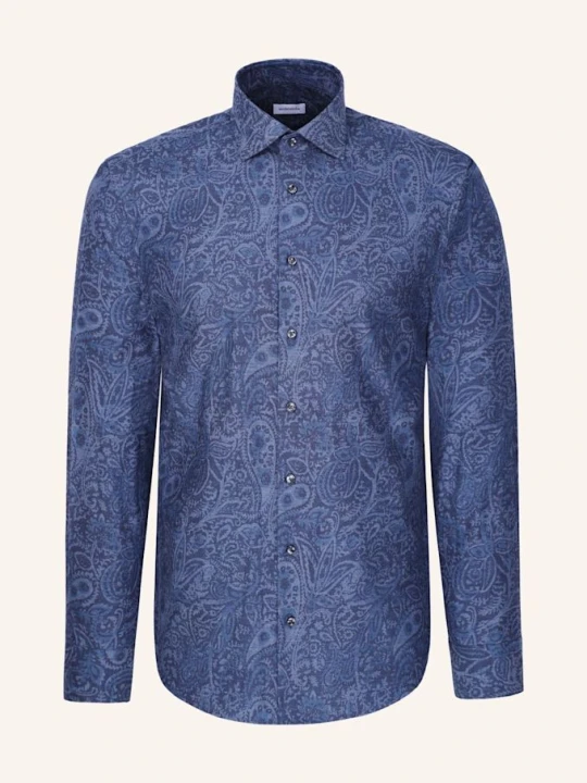 Zdjęcie produktu Seidensticker Koszula Flanelowa O Kroju Slim Fit blau GRANATOWY