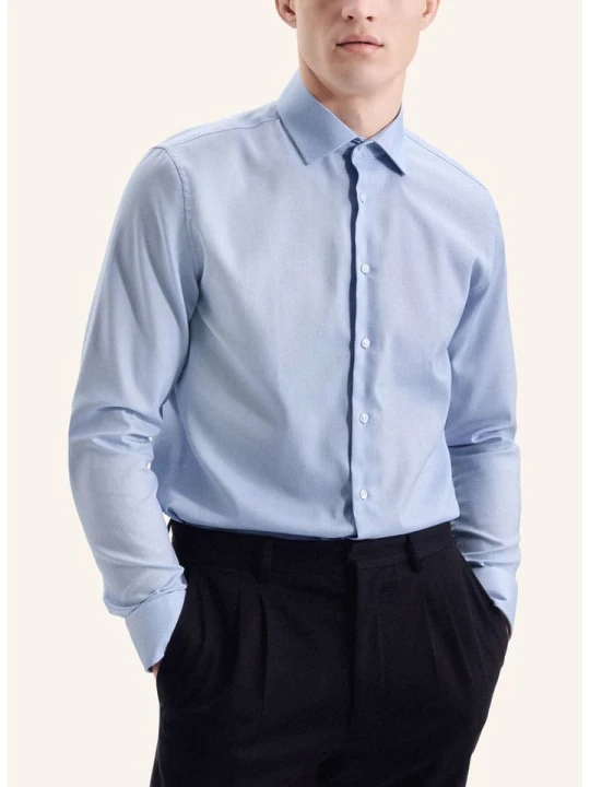 Zdjęcie produktu Seidensticker Koszula - Slim fit - w kolorze błękitnym rozmiar: 40