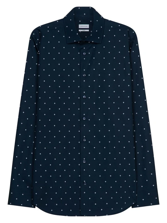 Zdjęcie produktu Seidensticker Koszula - Slim fit - w kolorze granatowym rozmiar: 41