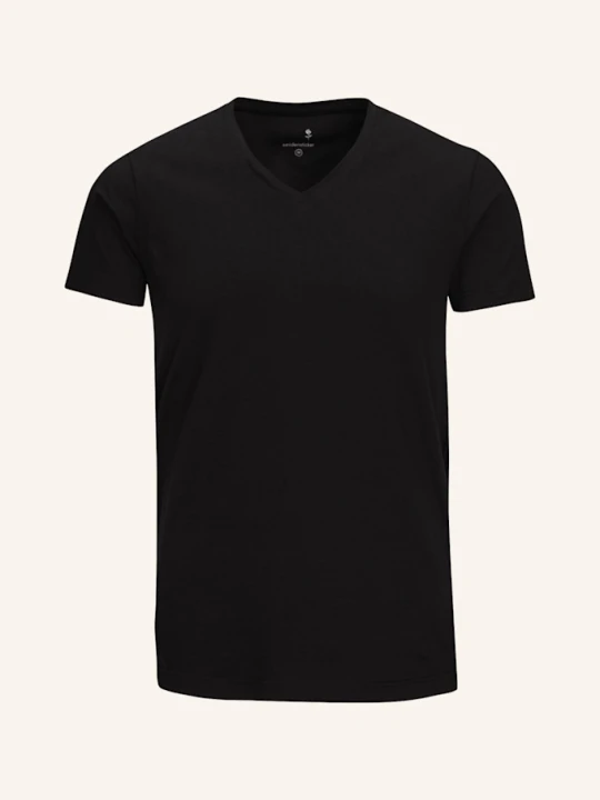 Zdjęcie produktu Seidensticker T-Shirt O Kroju Slim Fit schwarz CZARNY