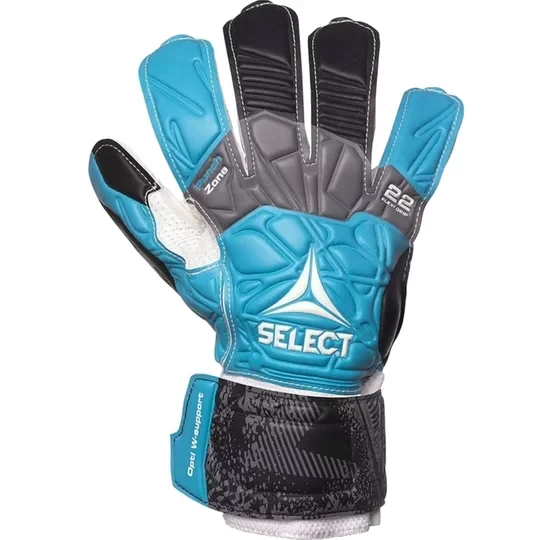 Zdjęcie produktu Select Flexi Grip 22 Goalkeeper Gloves 500070, Męskie, Niebieskie, Rękawice bramkarskie, Lateks, rozmiar: 10