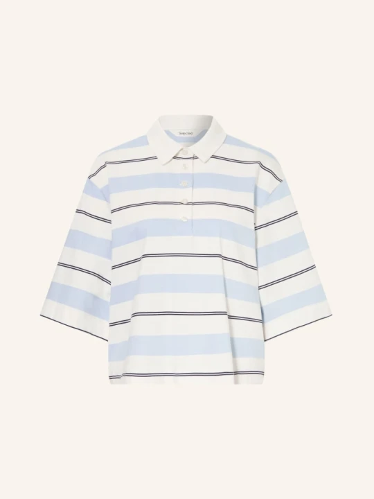 Zdjęcie produktu Selected Koszulka Polo Z Dżerseju blau