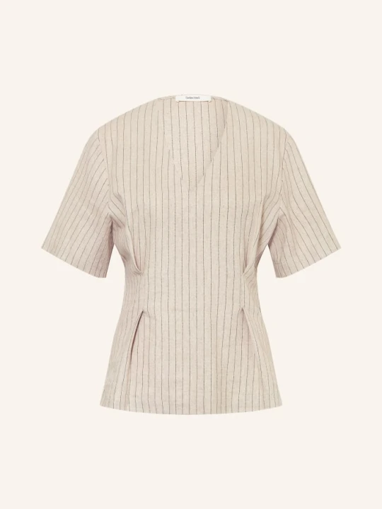 Zdjęcie produktu Selected Koszulka Z Lnu beige