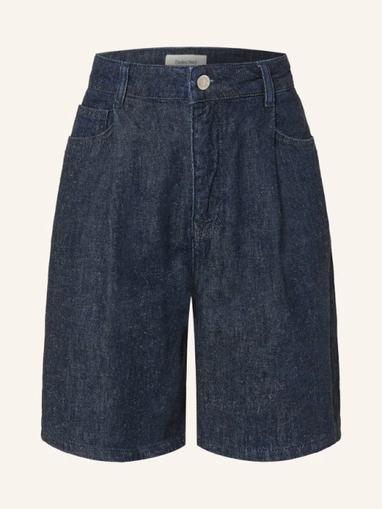 Zdjęcie produktu Selected Szorty Jeansowe blau DARK BLUE DENIM