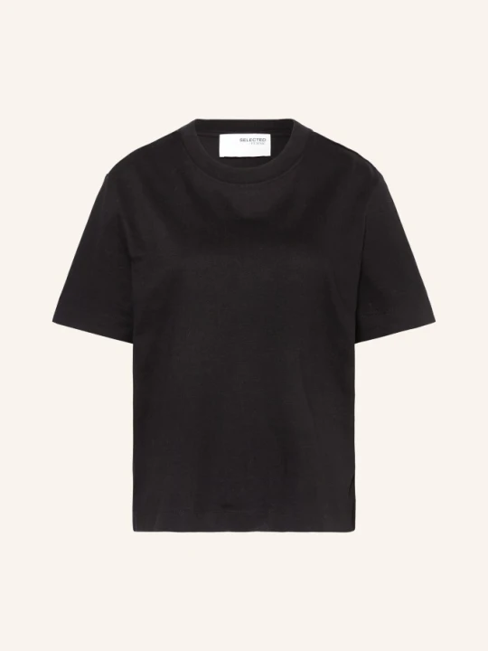 Zdjęcie produktu Selected T-Shirt schwarz CZARNY