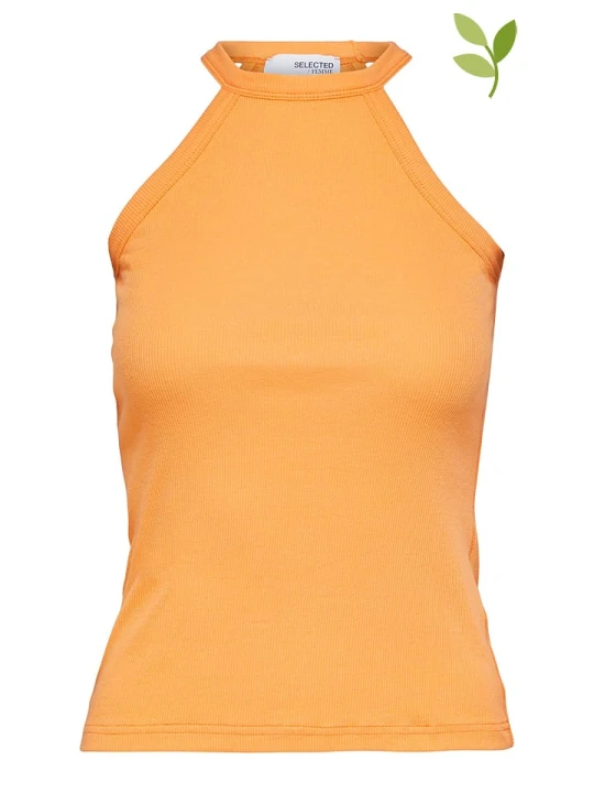 Zdjęcie produktu SELECTED FEMME Top w kolorze pomarańczowym rozmiar: L