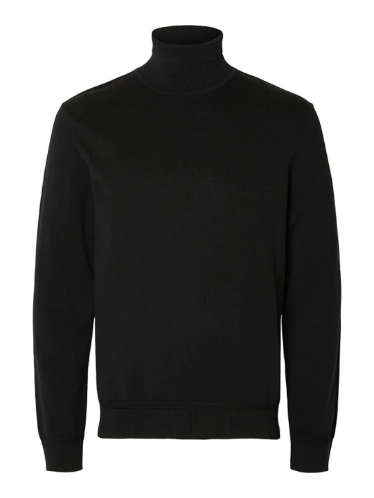 Zdjęcie produktu SELECTED HOMME Golf "Kris" w kolorze czarnym rozmiar: M