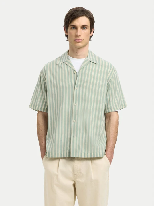 Zdjęcie produktu Selected Homme Koszula 16091381 Zielony Relaxed Fit