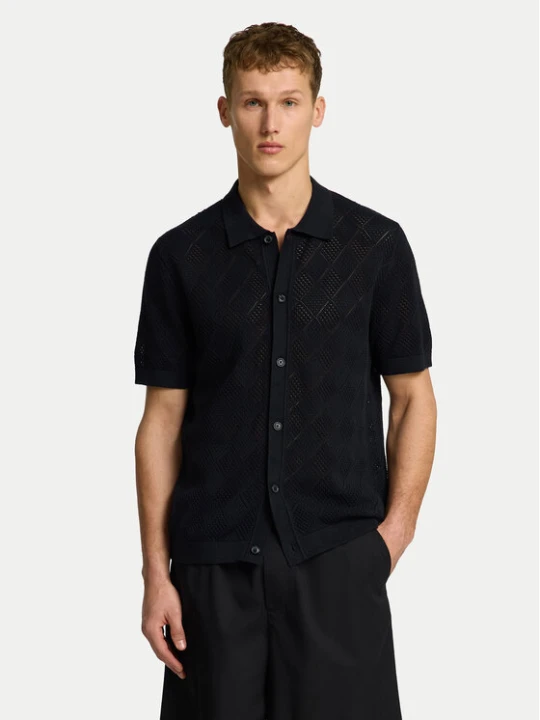 Zdjęcie produktu Selected Homme Koszula 16097564 Czarny Regular Fit