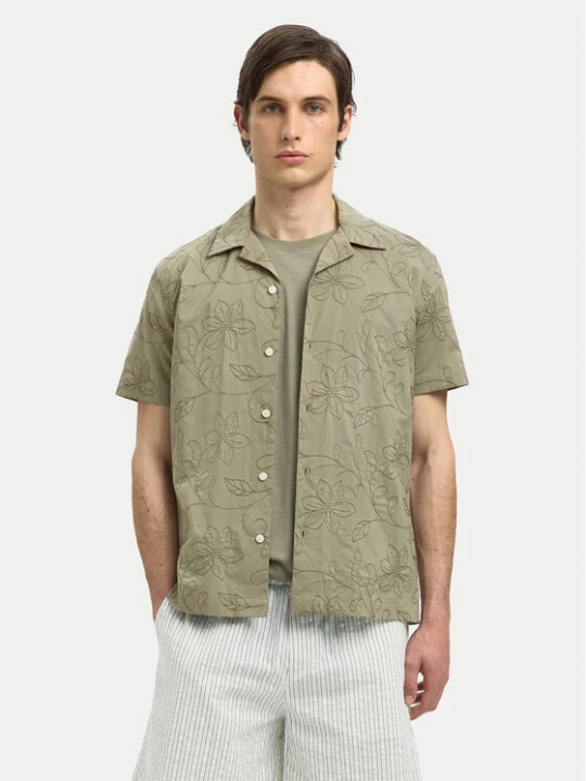 Zdjęcie produktu Selected Homme Koszula 16097686 Zielony Regular Fit