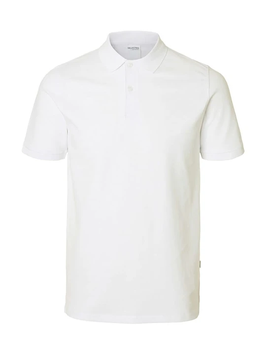 Zdjęcie produktu SELECTED HOMME Koszulka polo "Atlas" w kolorze białym rozmiar: S