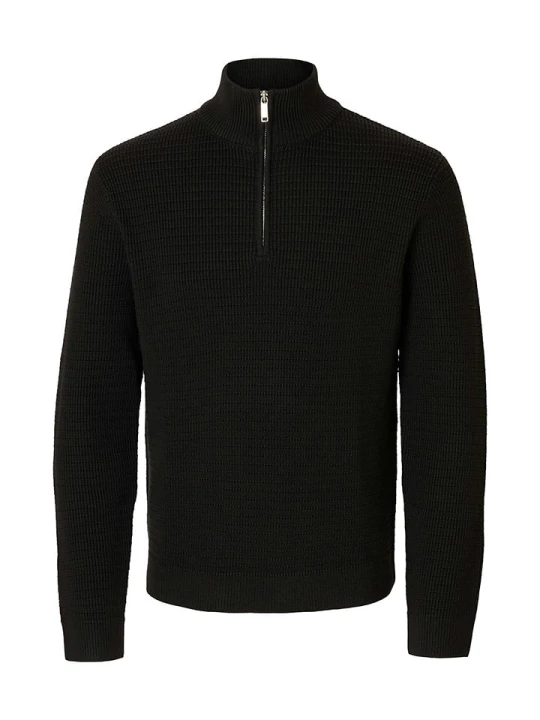 Zdjęcie produktu SELECTED HOMME Sweter "Theo" w kolorze czarnym rozmiar: L