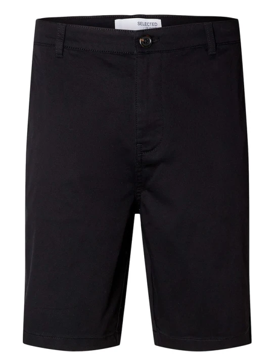 Zdjęcie produktu SELECTED HOMME Szorty chino w kolorze czarnym rozmiar: S