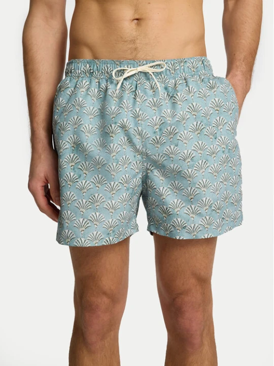 Zdjęcie produktu Selected Homme Szorty kąpielowe 16089427 Zielony Comfort Fit