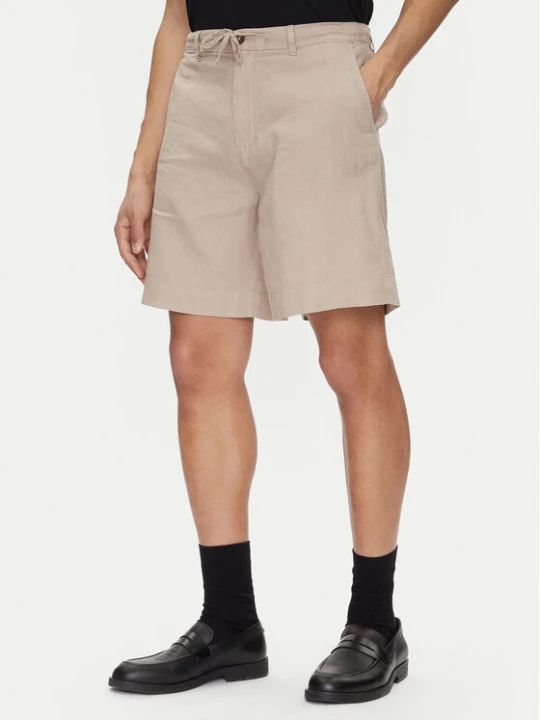 Zdjęcie produktu Selected Homme Szorty materiałowe 16097541 Beżowy Loose Fit