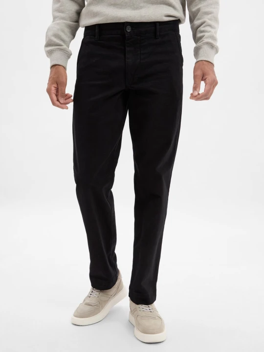 Zdjęcie produktu Selected spodnie chino - SHL196-Straight Harry Mężczyźni Bawełna czarny