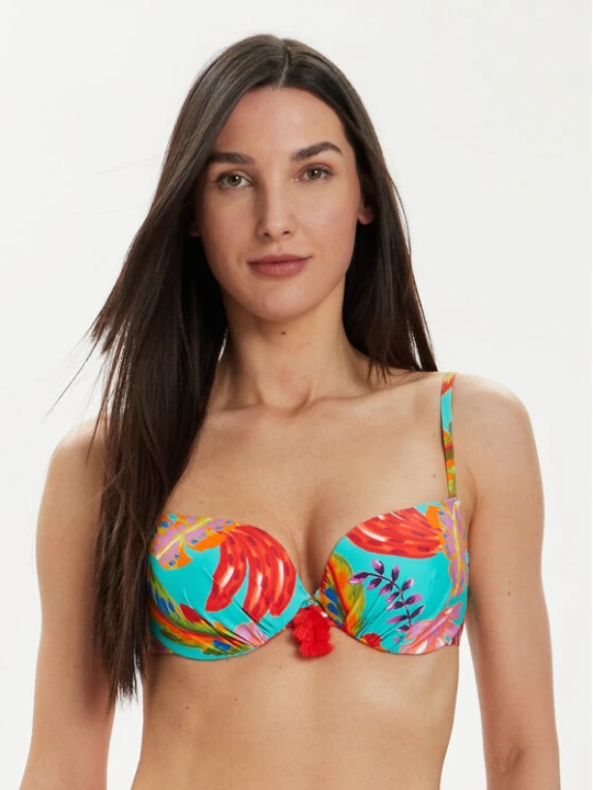 Zdjęcie produktu Selmark Góra od bikini BJ618 Turkusowy