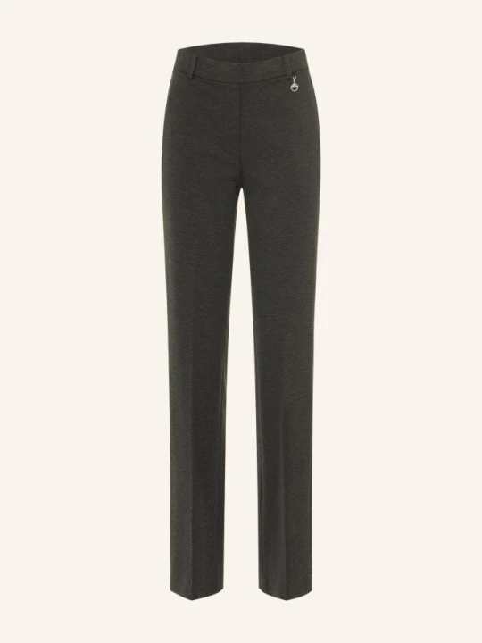 Zdjęcie produktu Sem Per Lei Spodnie Typu Bootcut Z Dżerseju grau CZIEMNOSZARY
