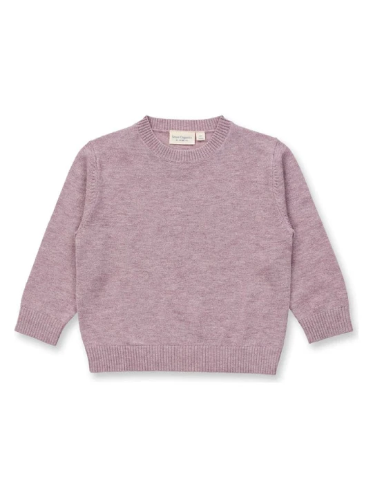 Zdjęcie produktu Sense Organics Sweter wełniany "Ike" w kolorze fiołkowym rozmiar: 104