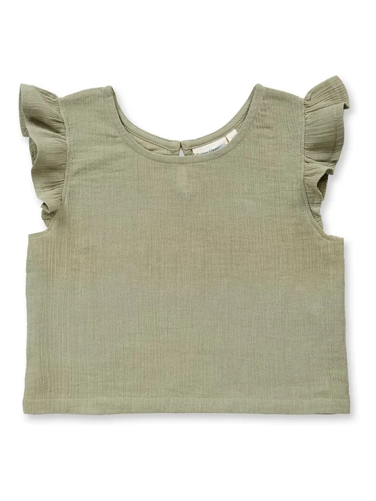 Zdjęcie produktu Sense Organics Top "Hoolia" w kolorze khaki rozmiar: 98