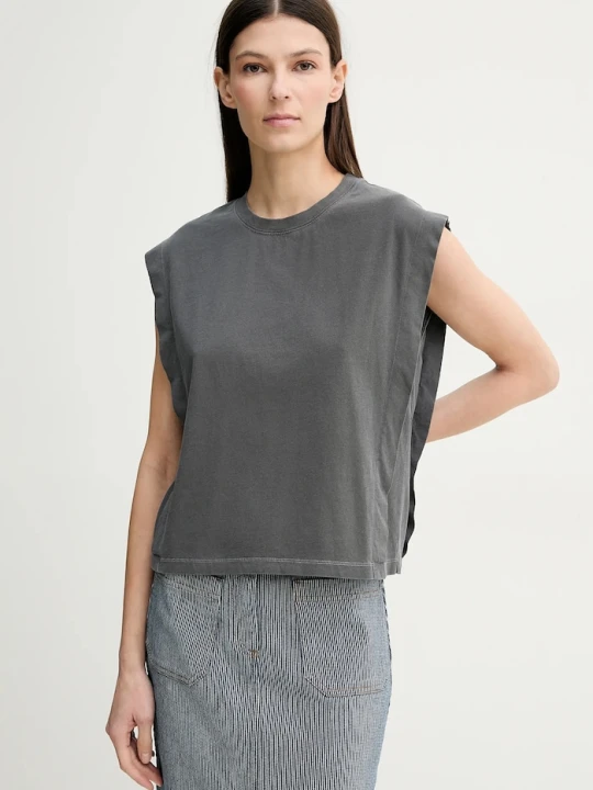 Zdjęcie produktu Sessun t-shirt bawełniany szary
