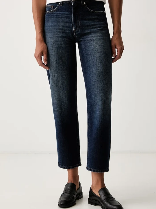 Zdjęcie produktu Seventy Venezia jeansy relaxed fit damskie granatowy