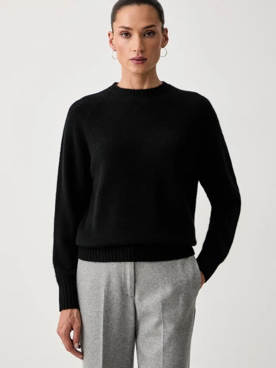 Zdjęcie produktu Seventy Venezia sweter damski kaszmirowy czarny