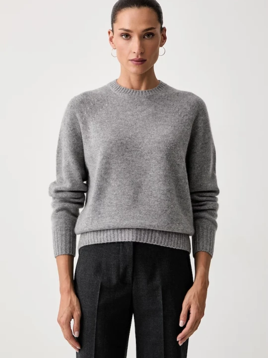 Zdjęcie produktu Seventy Venezia sweter damski kaszmirowy szary