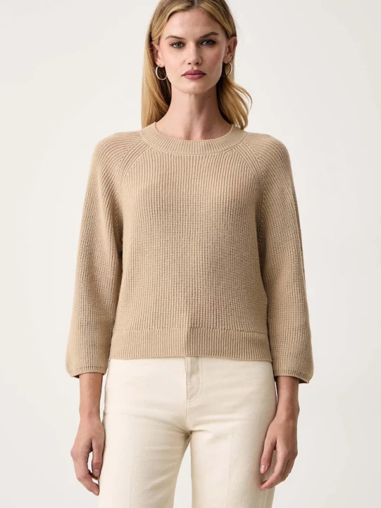 Zdjęcie produktu Seventy Venezia sweter damski wełniany beżowy