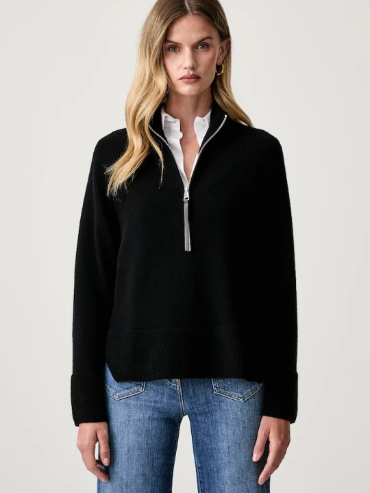 Zdjęcie produktu Seventy Venezia sweter damski wełniany czarny