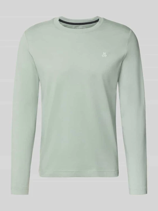 Zdjęcie produktu Shaped Fit koszulka z długim rękawem z czystej bawełny Marc O'Polo Miętowy