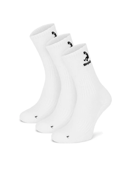 Zdjęcie produktu Shaq Skarpety długie AS_SHQ_H_001W_SS25 (3-PACK) Biały