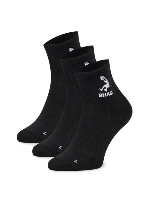 Zdjęcie produktu Shaq Skarpety krótkie AS_SHQ_H_001Z_SS25 (3-PACK) Czarny