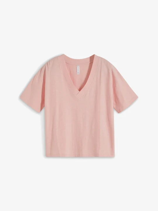 Zdjęcie produktu Shirt oversize z czystej bawełny organicznej BonPrix różowy