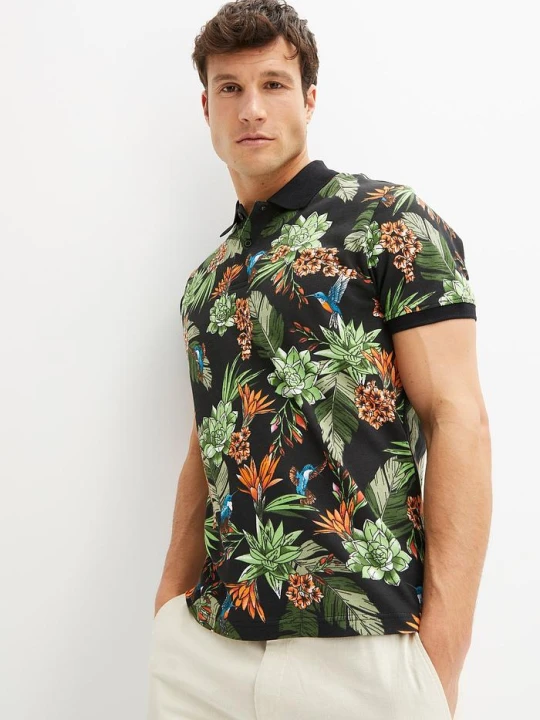 Zdjęcie produktu Shirt polo BonPrix czarny