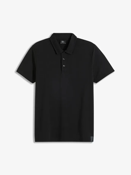Zdjęcie produktu Shirt polo funkcjonalny, szybko schnący BonPrix czarny