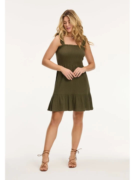 Zdjęcie produktu SHIWI Sukienka "Bora Bora" w kolorze khaki rozmiar: XL