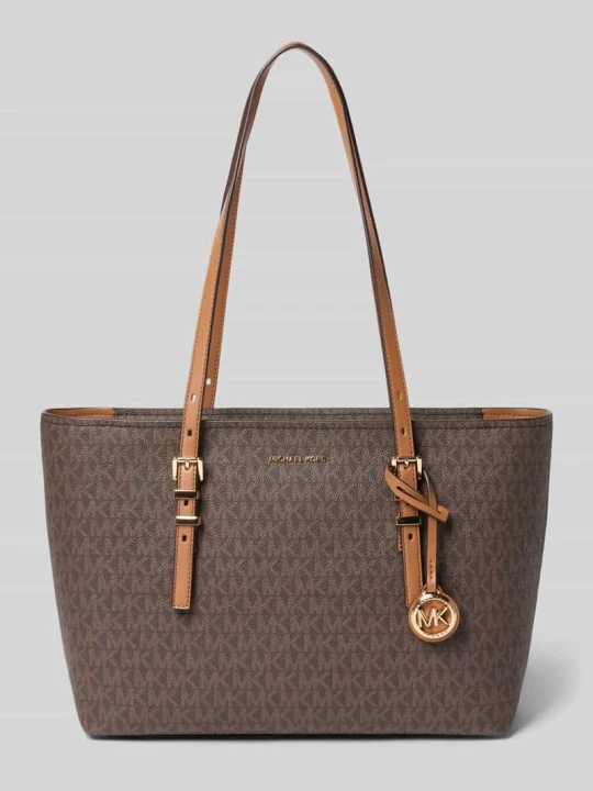 Zdjęcie produktu Shopper z logo-wzorem Model 'ZADIE' Michael Kors Ciemnobrązowy